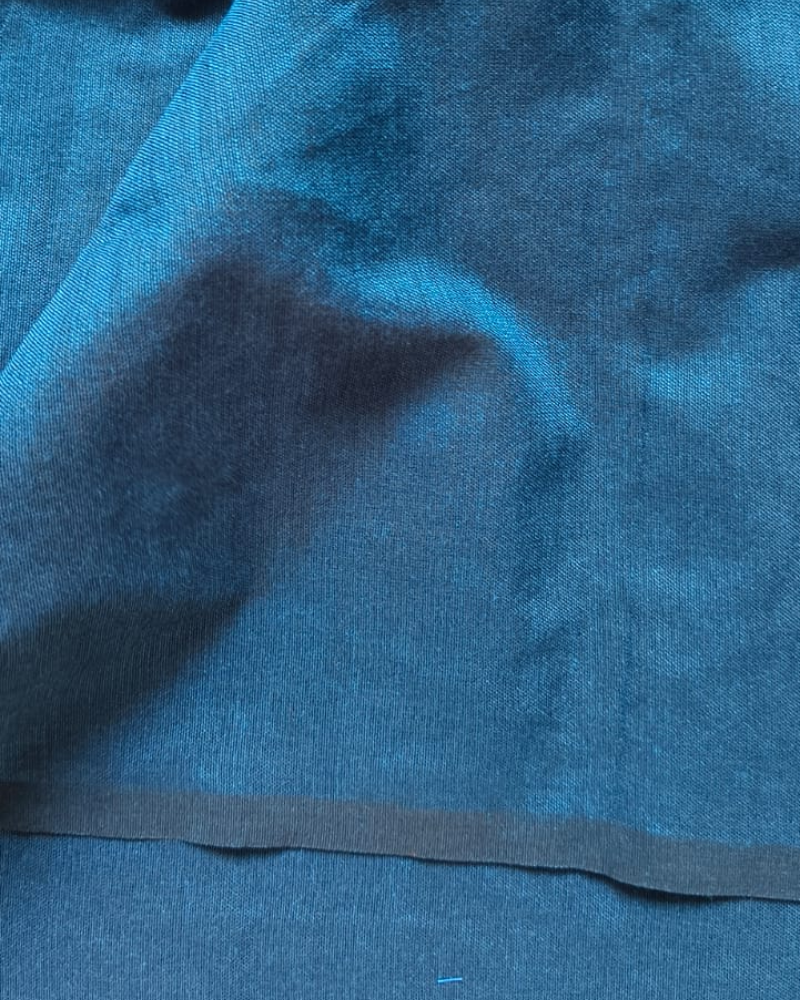 Blue Handloom Khadi Cotton