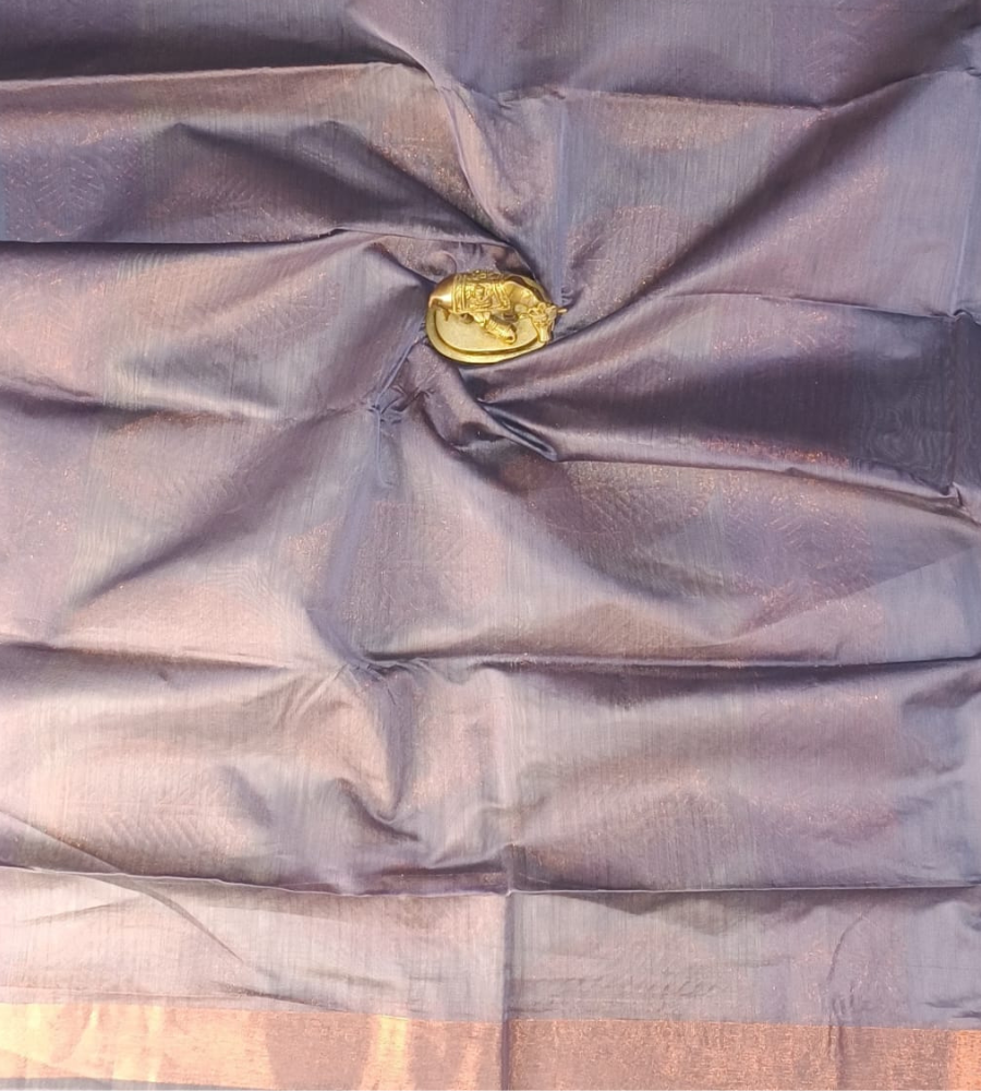 Grey Ellampilai Handloom Sico saree