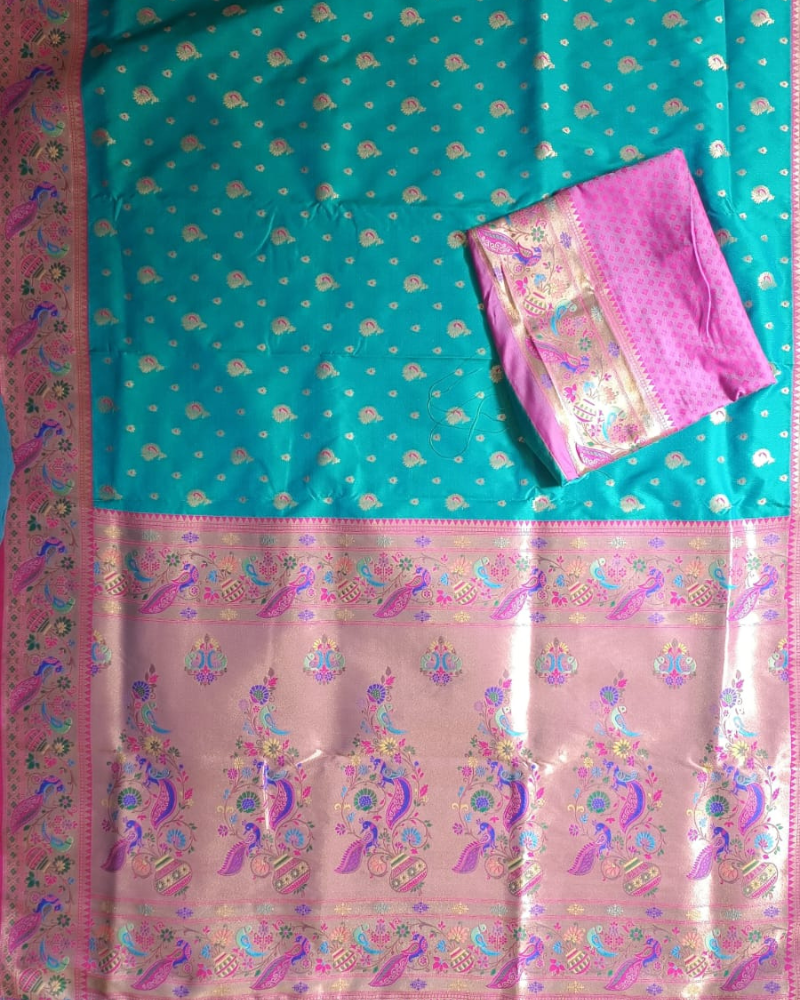 Light Blue Soft silk saree