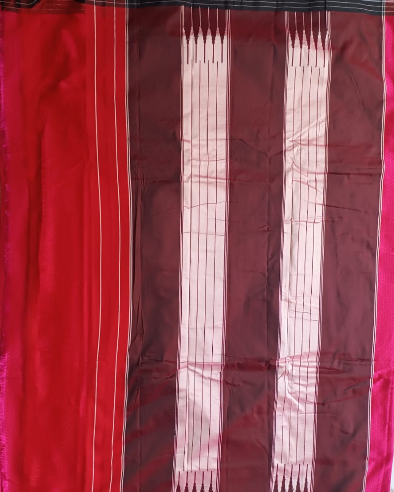 Red Ilkal Khun Saree