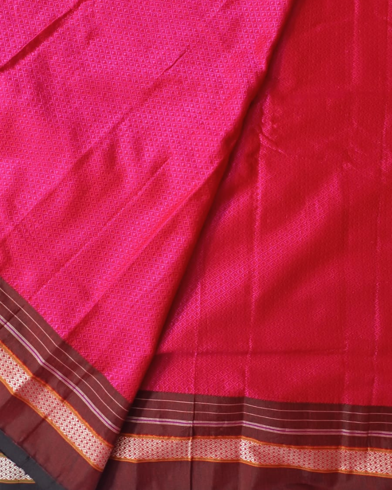 Red Ilkal Khun Saree