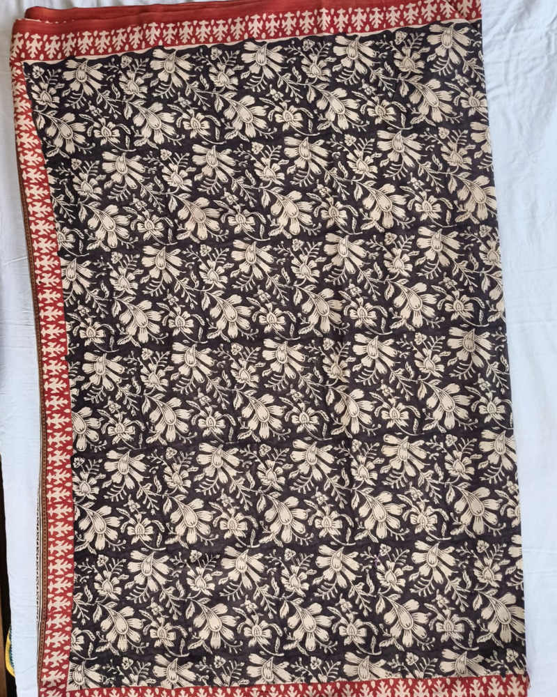 Black Bagru print Soft Cotton