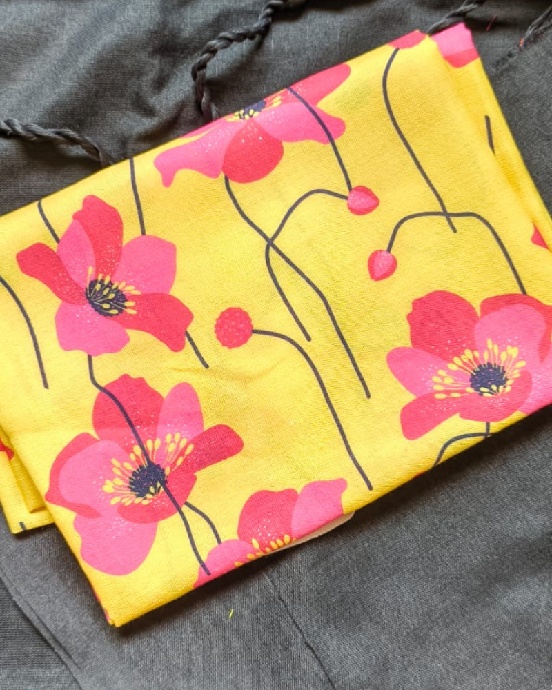 Black Handloom Khadi Cotton