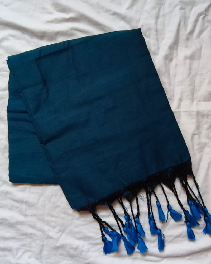 Blue Handloom Khadi Cotton