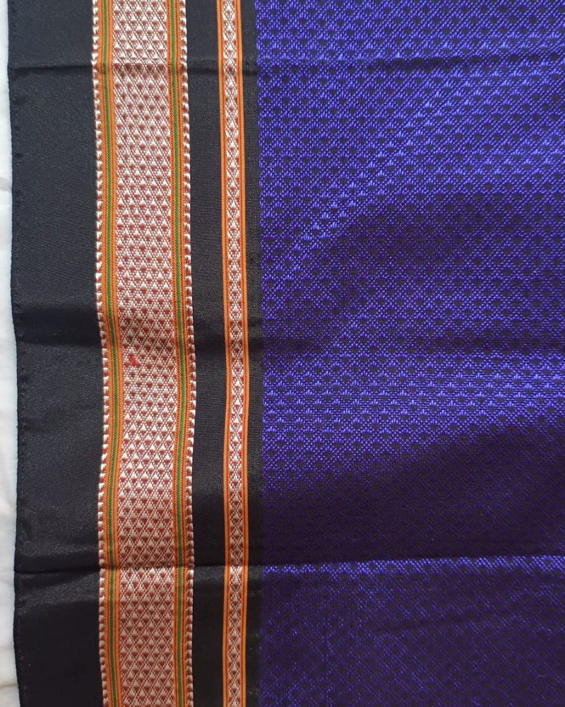 Blue Ilkal Khun Saree
