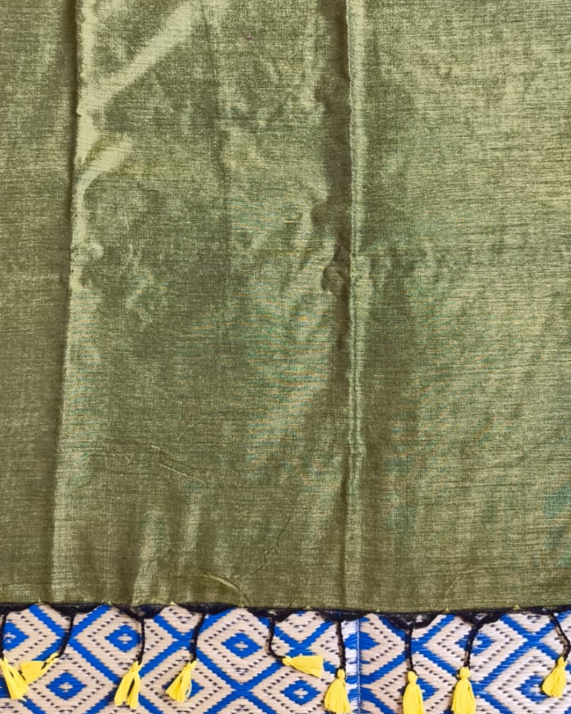 Green Handloom Khadi Cotton
