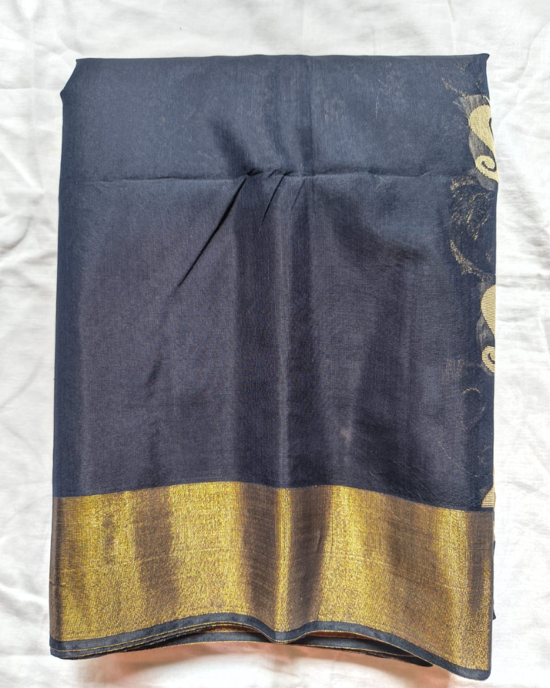Grey Ellampilai Handloom Sico saree