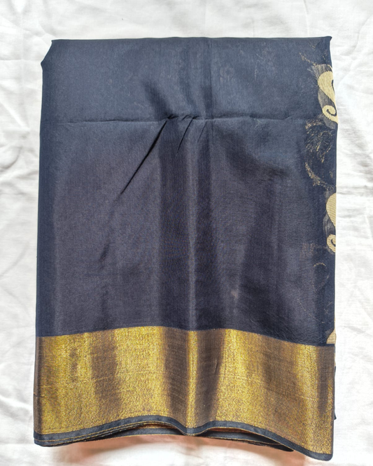 Grey Ellampilai Handloom Sico saree