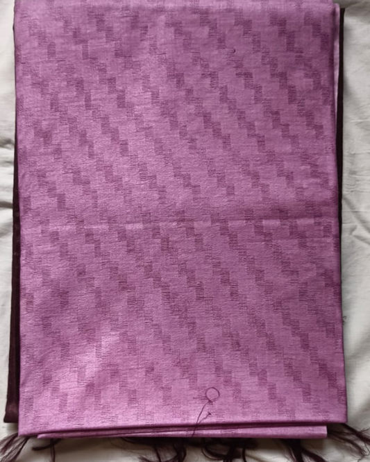 Lavender Bhagalpur Blended Silk with Cotton