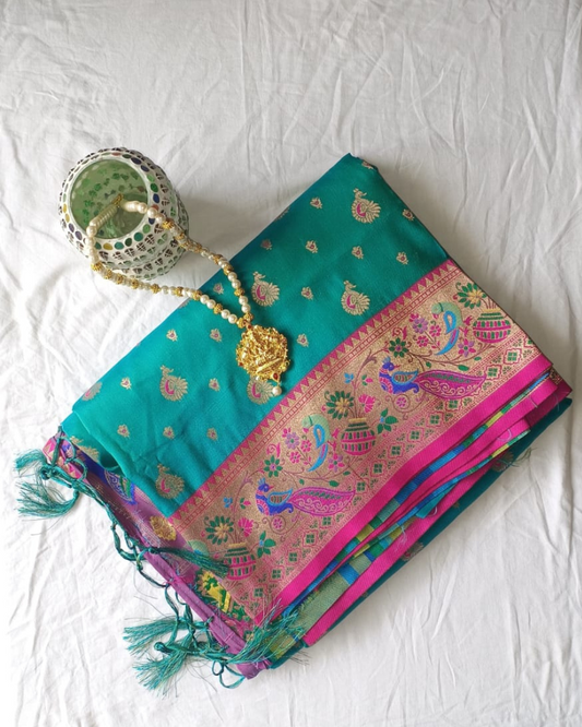 Light Blue Soft silk saree