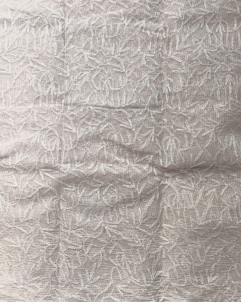 Pastel Pink Chikankari Kota Cotton