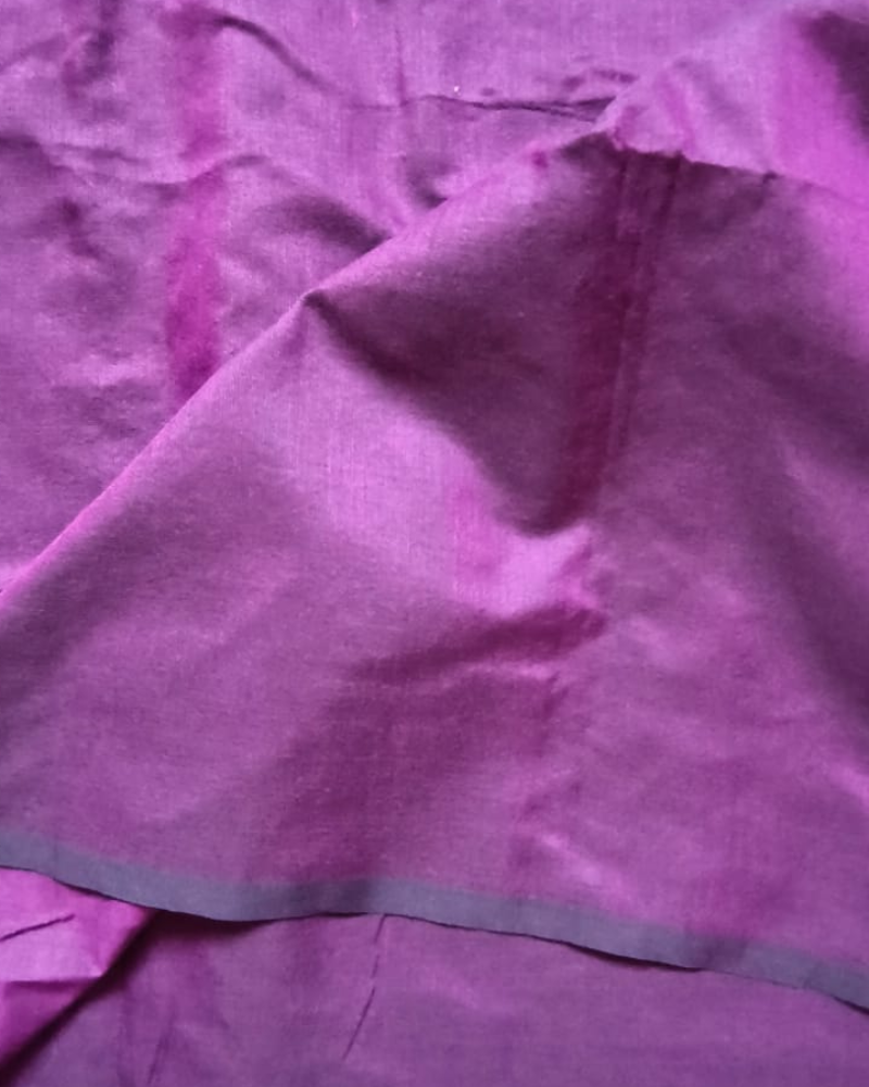 Wine Purple Handloom Khadi Cotton
