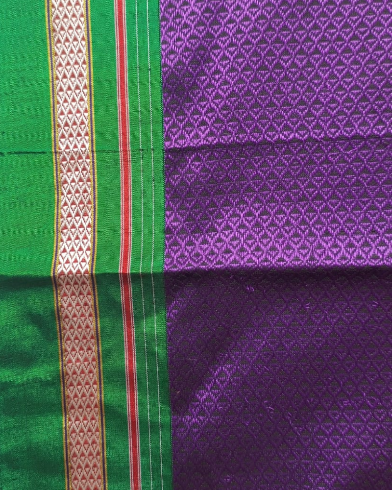 Purple Ilkal Khun Saree