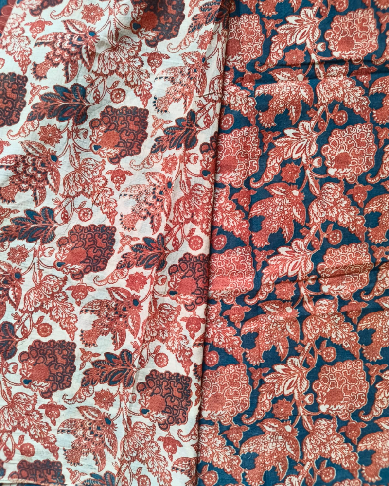 Red & Black Mul Cotton