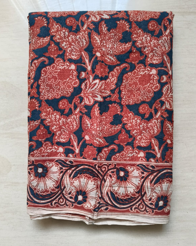 Red & Black Mul Cotton