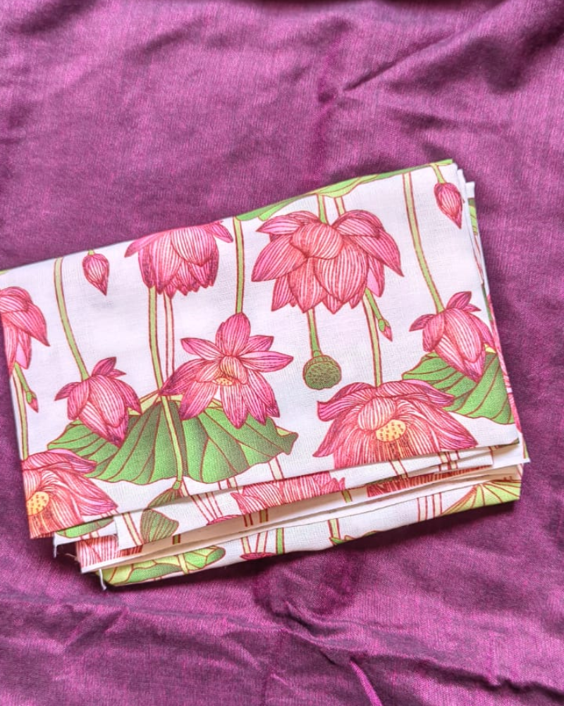 Wine Color Handloom Khadi Cotton