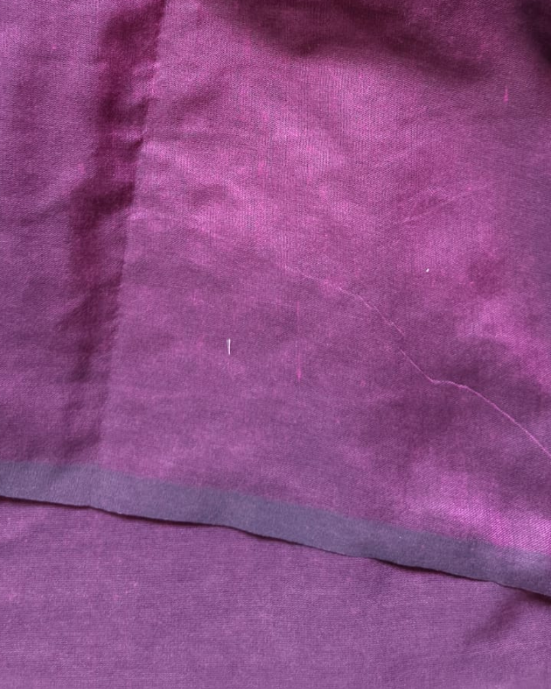 Wine Color Handloom Khadi Cotton