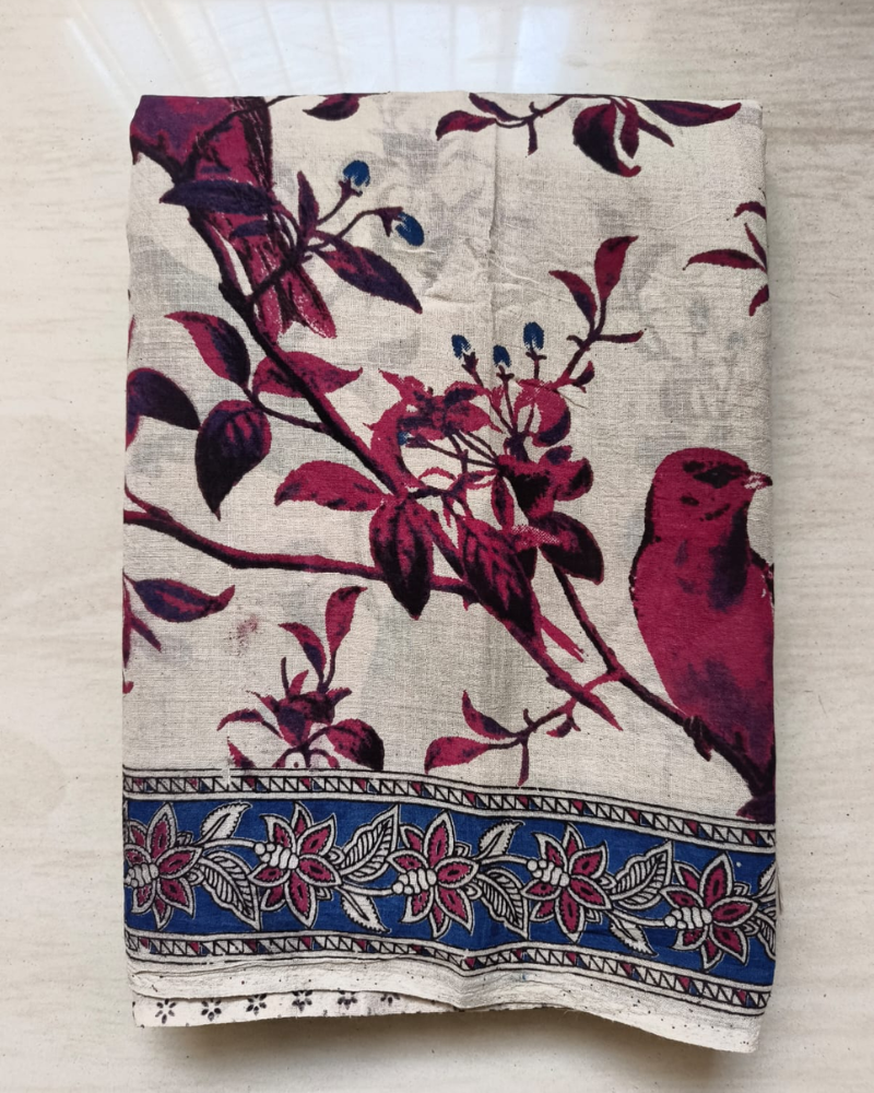 White and Red Mul Cotton